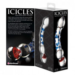 Icicles N18 - Dildo in Vetro, 12,5 cm, Ø 4 cm
