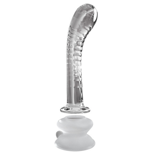 Icicles N88 - Dildo in Vetro con Ventosa, 16,5...