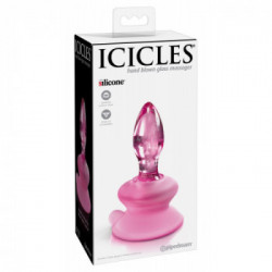 Icicles N90 - Dildo in Vetro con Ventosa, 6,5 cm, Ø max. 3,5 cm
