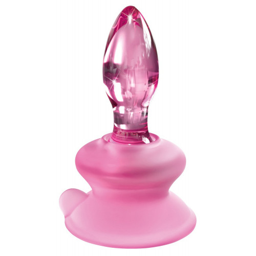 Icicles N90 - Dildo in Vetro con Ventosa, 6,5...