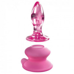 Icicles N90 - Dildo in Vetro con Ventosa, 6,5 cm, Ø max. 3,5 cm