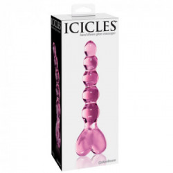 Icicles N43 - Dildo in Vetro, 15 cm, Ø 3,5 cm