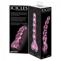 Icicles N43 - Dildo in Vetro, 15 cm, Ø 3,5 cm