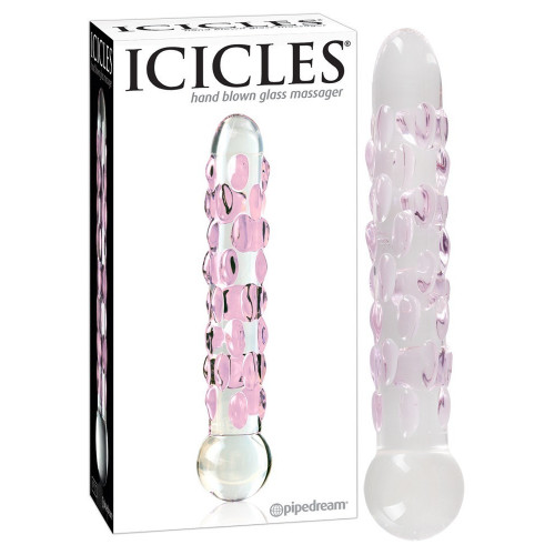 Icicles N7 - Dildo in Vetro, 14,5 cm. Ø 2,8 cm