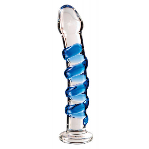 Icicles N5 - Dildo in Vetro, 16,5 cm. Ø da 3 cm