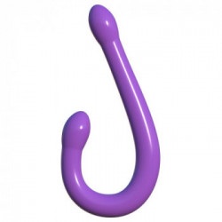 Classix Double Whammy Purple - Dildo Doppio, Viola