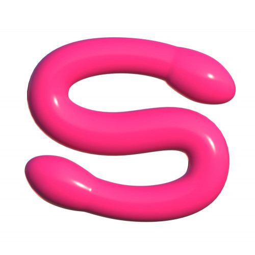 Classix Double Whammy Pink - Dildo Doppio, Rosa