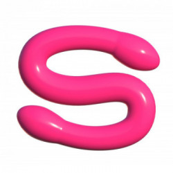 Classix Double Whammy Pink - Dildo Doppio, Rosa