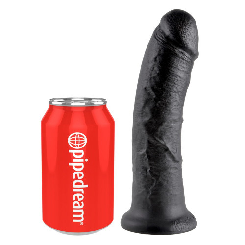 King Cock 8 Black - Dildo Realistico con...