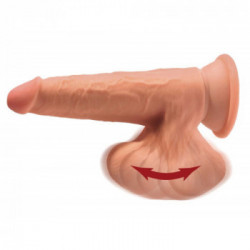 King Cock Plus Triple Density Cock with Swinging Balls - Dildo Realistico con Testicoli e Ventosa