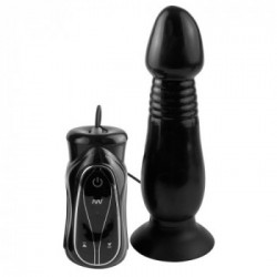 Anal Fantasy Collection Vibrating Thruster Black - Vibratore Anale, Funzione Shock, Splashproof, Richiede Batterie