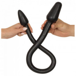 Rebel Double Plug Black - Dildo Doppio