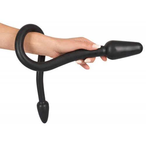 Rebel Double Plug Black - Dildo Doppio