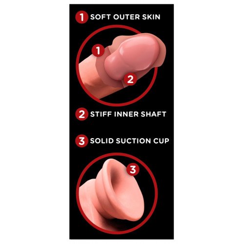 King Cock Plus Triple Density Cock With...