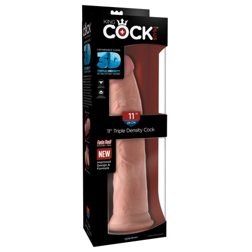 King Cock Plus 11 Triple Density Cock - Dildo...