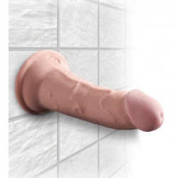 King Cock Plus 6 Triple Density Cock - Dildo Realistico con Ventosa