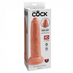 King Cock 9 Uncut - Dildo Realistico con Ventosa