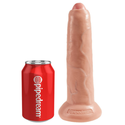 King Cock 9 Uncut - Dildo Realistico con Ventosa