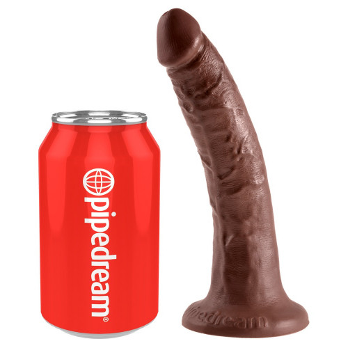 King Cock 7 Brown - Dildo Realistico con...