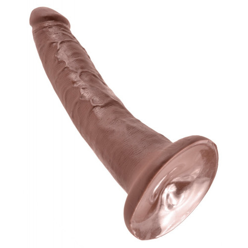King Cock 7 Brown - Dildo Realistico con...