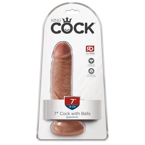 King Cock 7 With Balls - Dildo Realistico con...