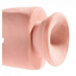 King Cock Plus 9.5 Triple Density Double Penetrator - Dildo Realistico Doppio, Ventosa