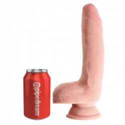 King Cock Plus 9 Triple Density Cock With Balls - Dildo Realistico con Testicoli e Ventosa