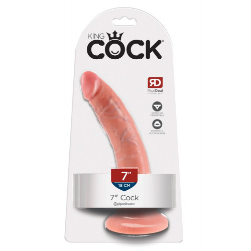 King Cock 7 - Dildo Realistico con Ventosa