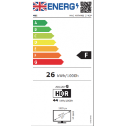 MSI MPG Artymis 274CP 68,6 cm (27") 1920 x 1080 Pixel Full HD Nero