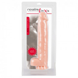 Realistixxx Giant 3XL - Dildo Realistico con Testicoli e Ventosa, Grande