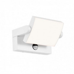 20W Led Wall Light With Sensor 4000K White Body, Ip65