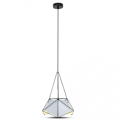 Pendant Light Basics Net Prism White Lampshade...