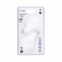LED Bulb - 9W E27 A60 Thermoplastic 3Step Dimming 2700K (Blister 2 Pezzi)