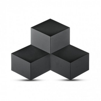 9W LED Wall Light Black...