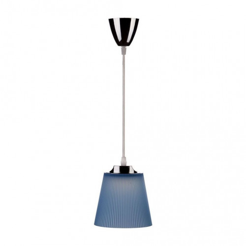 5W Pendant Light Chrome Body + Blue Shade 4000K