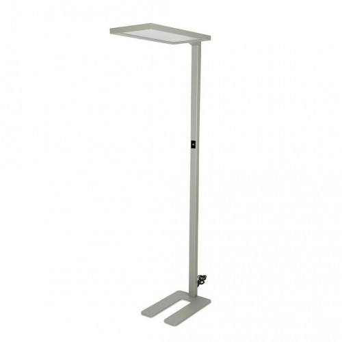 80W LED Floor Lamp Touch Dimming Silver 4000K