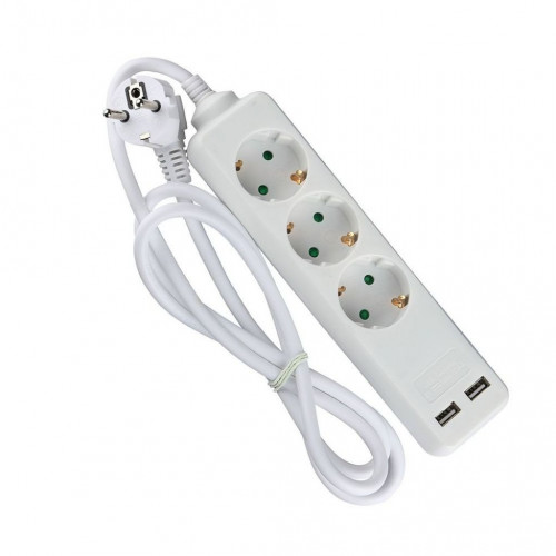 3 Ways Socket With 2 USB (3G 1.5MM2 X 1.5M)...