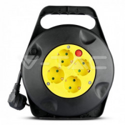 V-TAC VT-6002 prolunghe e multiple 10 m 4 presa(e) AC Interno/esterno Nero
