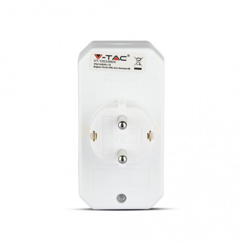 Adapter With Earthing Contact 2 Socket 2.5A 1...