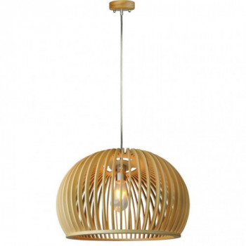 Wooden Pendant Light With...