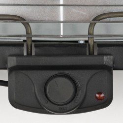 Girmi BQ11 2000 W Barbecue Elettrico Da tavolo Nero, Acciaio inossidabile