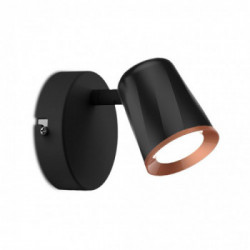 5W Led Wall Lamp 3000K Black