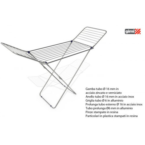 STENDI DOPPIO INOX 20 MT. MAGNIFICO