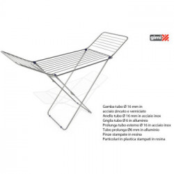 STENDI DOPPIO INOX 20 MT. MAGNIFICO