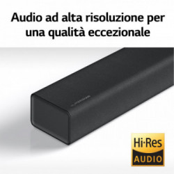 LG Soundbar S65Q Soundbar 420W 3.1 canali, Meridian, DTS Virtual:X, NOVITÀ 2022