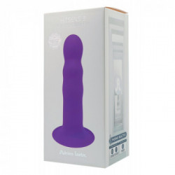 Adrien Lastic Hitsens 3 - Dildo Flessibile in Siicone, Viola, Lunghezza Totale 18,2 cm, Ø 4,1 cm