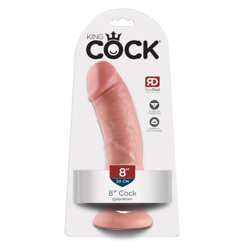 King Cock 8 - Dildo Realistico con Ventosa,...