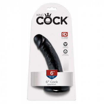 King Cock 6 Dark - Dildo...