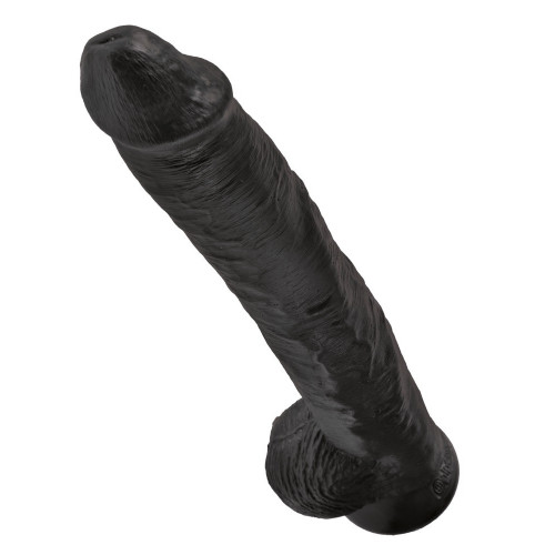 King Cock 15 With Balls Dark - Dildo Realistico...