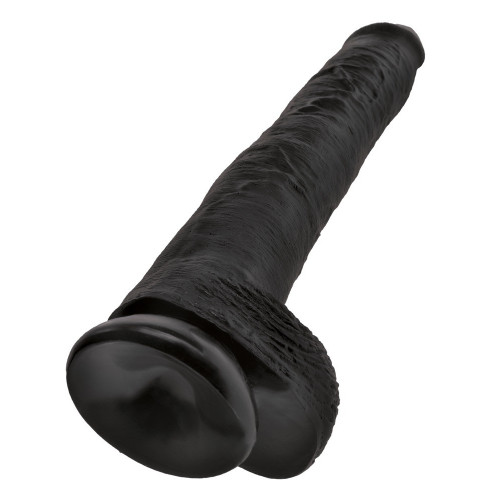 King Cock 15 With Balls Dark - Dildo Realistico...